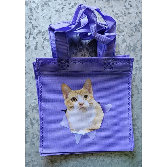 NWOT Cat Party Favor Bags (16) & Cat Cupcake Toppers (14) - Picture 5 of 15